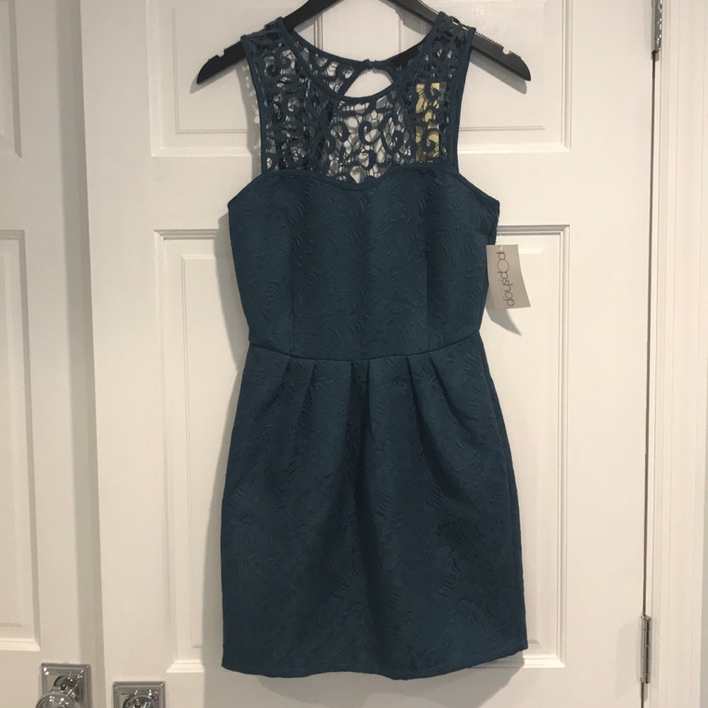 Lace Fit & Flare Formal Dress